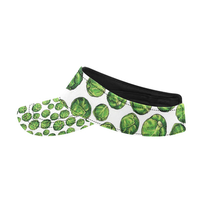 Brussels Sprouts Pattern Print Design 02 Unisex Sun Visor