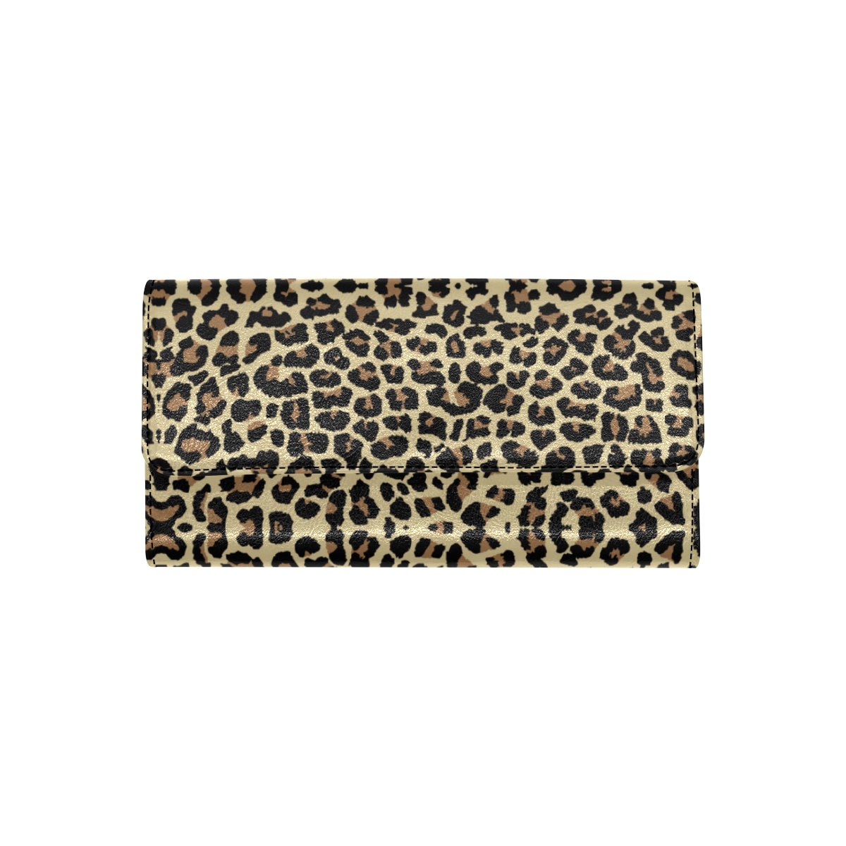Cheetah Pattern Print Design 02 Women's Trifold Wallet