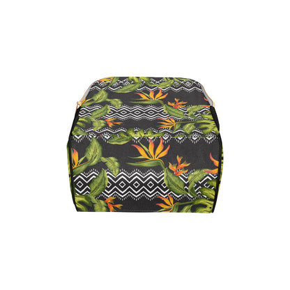 Bird Of Paradise Pattern Print Design BOP07 Diaper Bag Backpack
