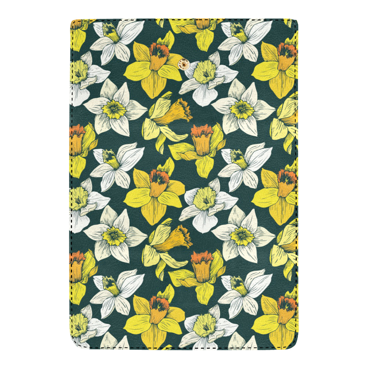 Daffodils Pattern Print Design DF02 Women's Trifold Wallet