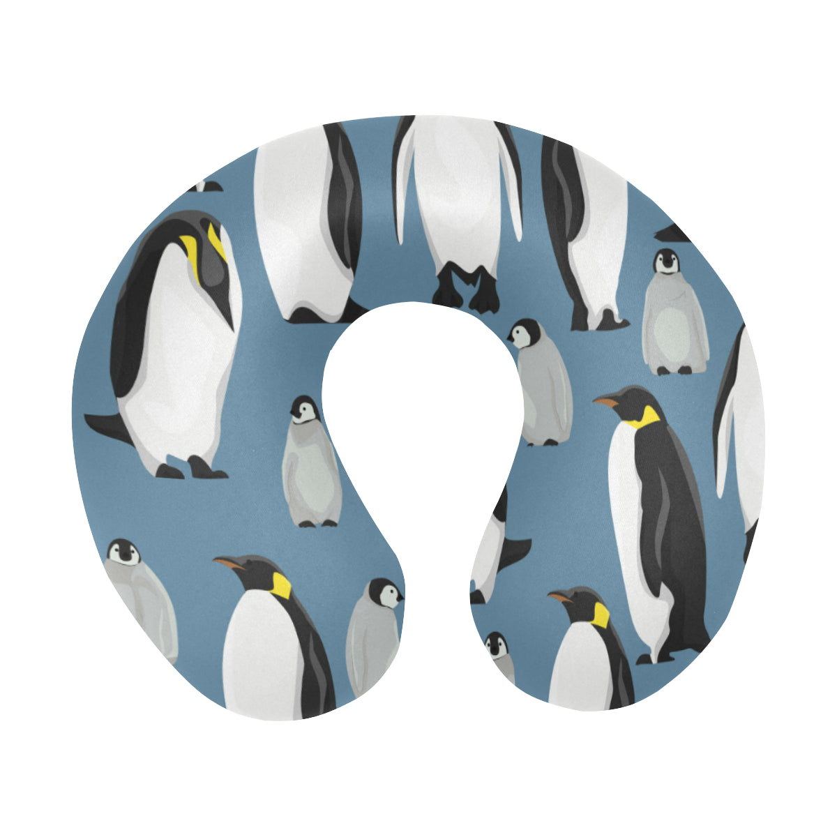 Penguin Pattern Print Design A03 U-Shaped Travel Neck Pillow