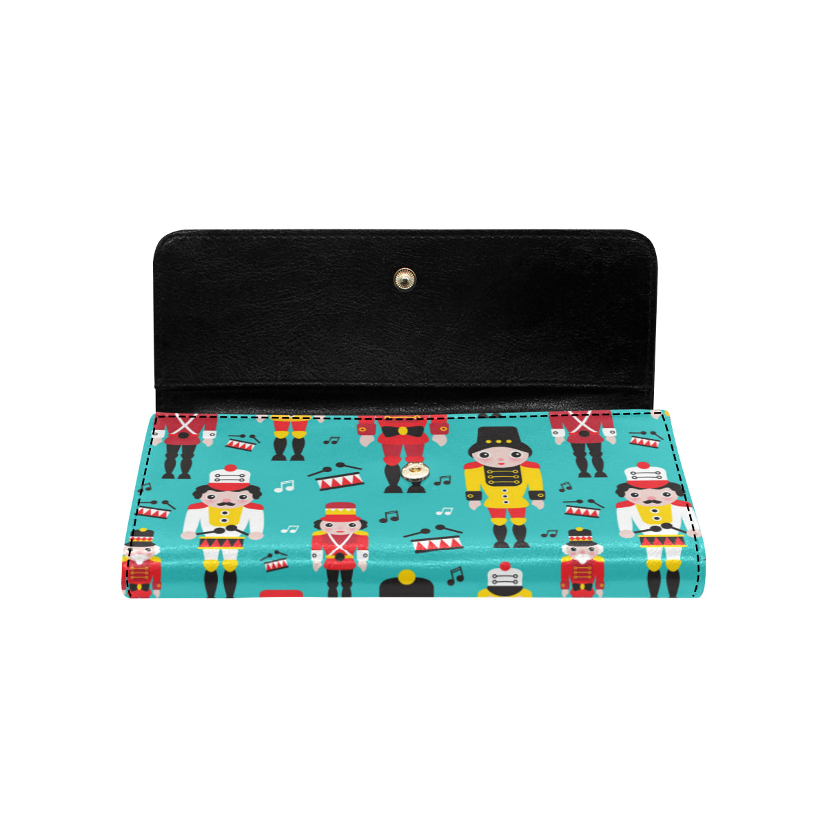 Nutcracker Pattern Print Design A03 Women's Trifold Wallet