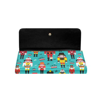 Nutcracker Pattern Print Design A03 Women's Trifold Wallet
