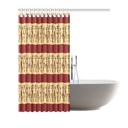 African People Shower Curtain