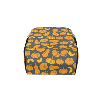 Pumpkin Pattern Print Design A03 Diaper Bag Backpack