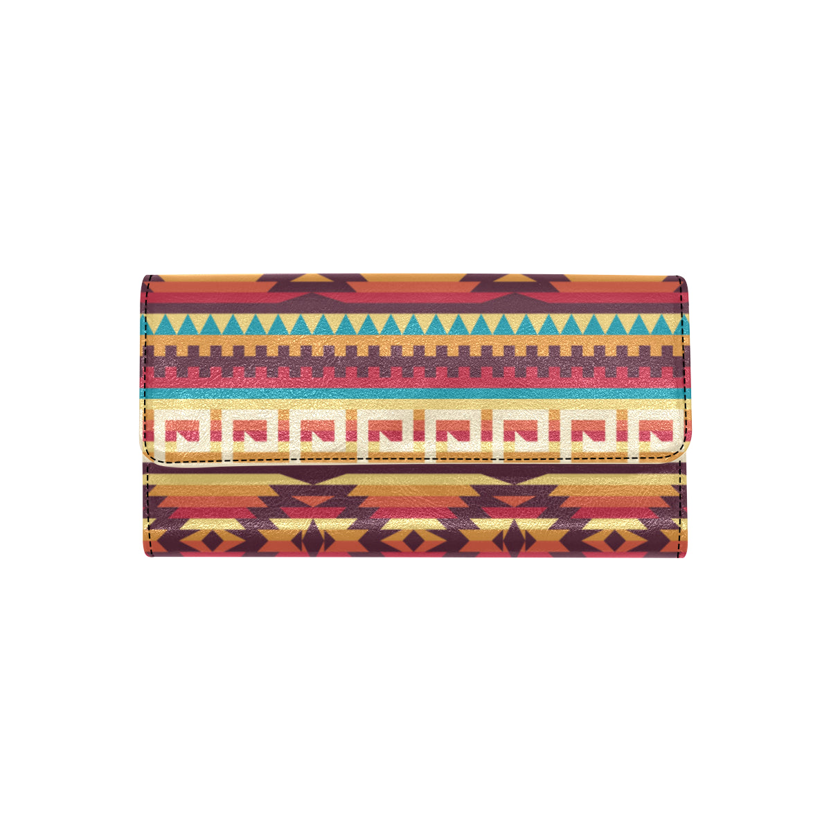 Tribal Aztec Vintage Women's Trifold Wallet