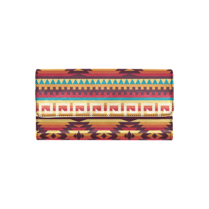 Tribal Aztec Vintage Women's Trifold Wallet