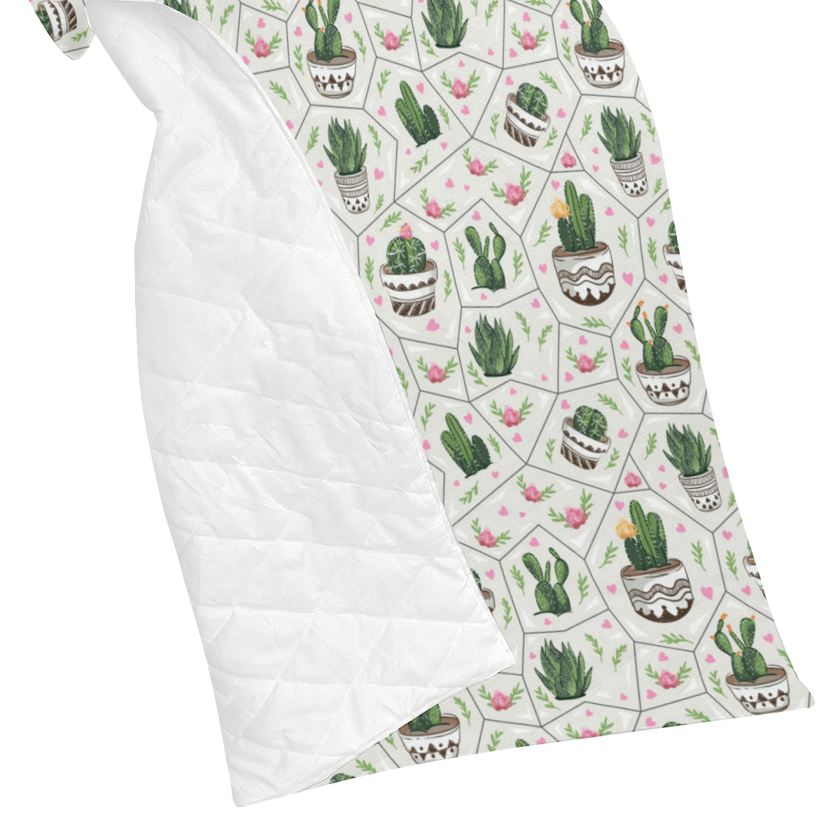 Cactus Pattern Print Design 04 Premium Quilt