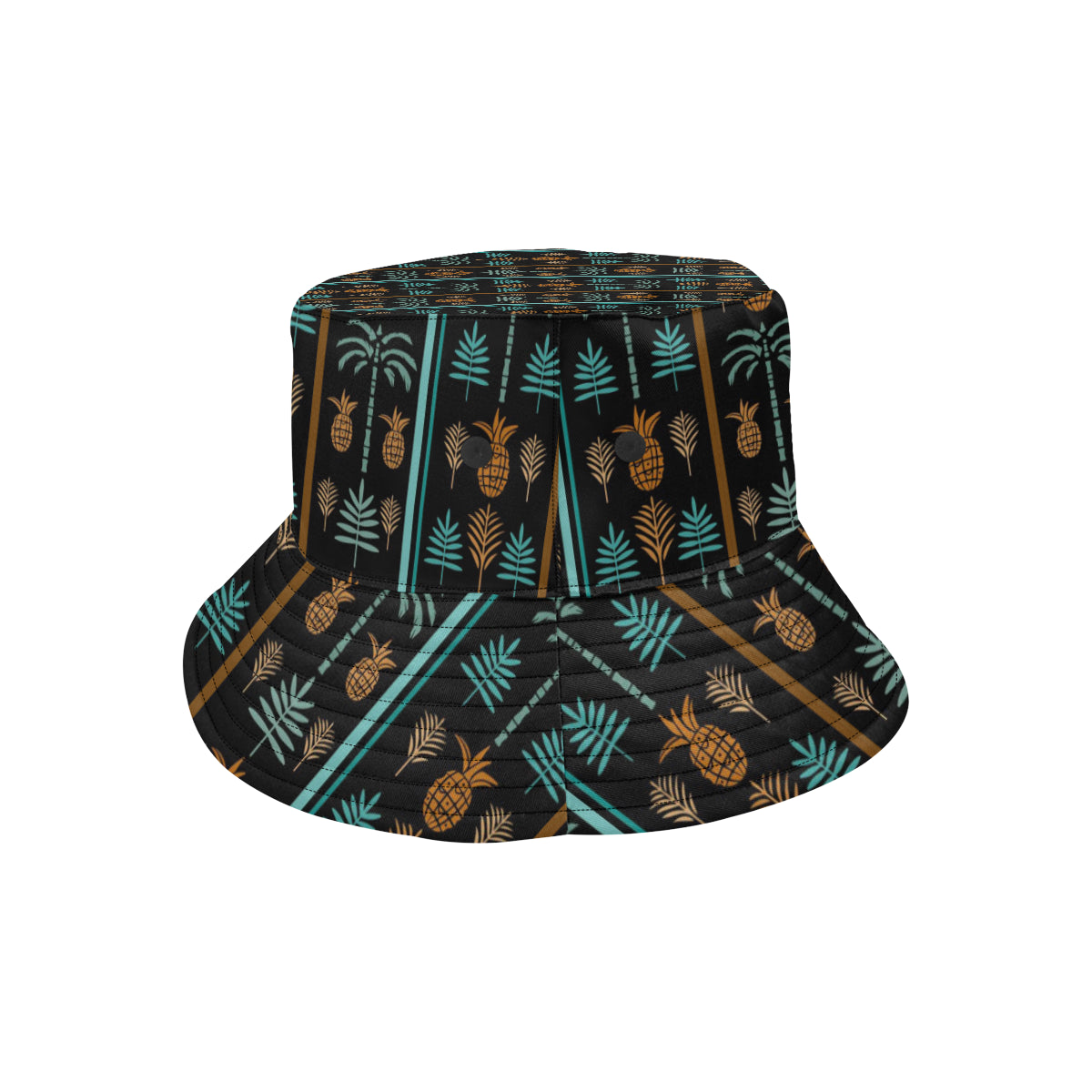 Hawaiian Themed Pattern Print Design H023 Unisex Bucket Hat