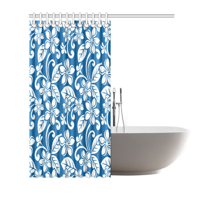 Plumeria Pattern Print Design PM013 Shower Curtain
