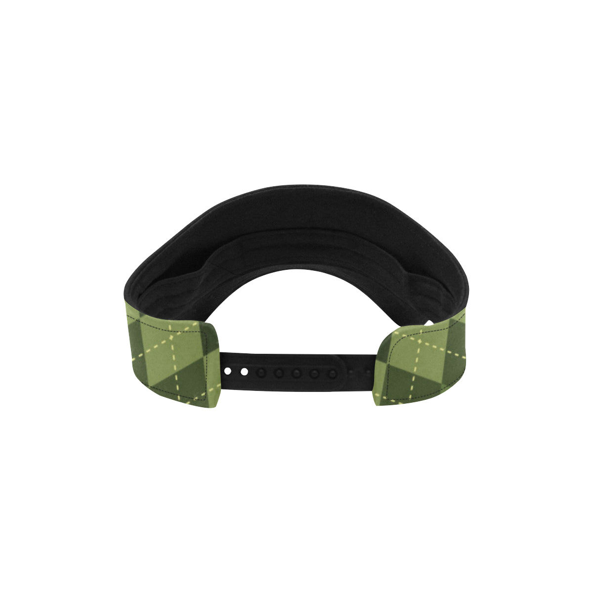 Argyle Green Pattern Print Design 01 Unisex Sun Visor
