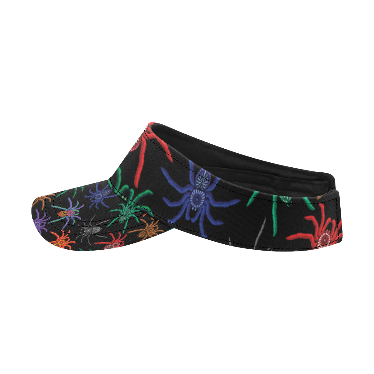 Tarantula Neon Color Pattern Print Design 03 Unisex Sun Visor