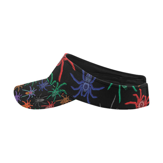 Tarantula Neon Color Pattern Print Design 03 Unisex Sun Visor