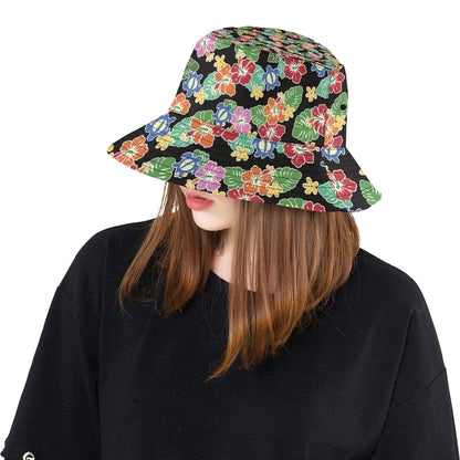 Hawaiian Themed Pattern Print Design H010 Unisex Bucket Hat