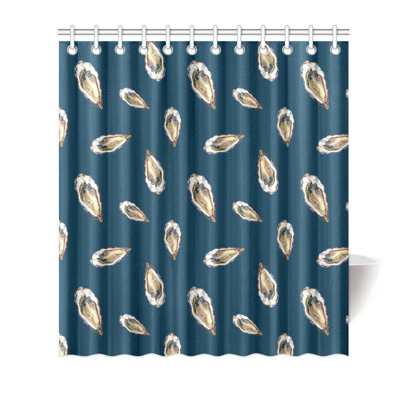Oyster Pattern Print Design 03 Shower Curtain