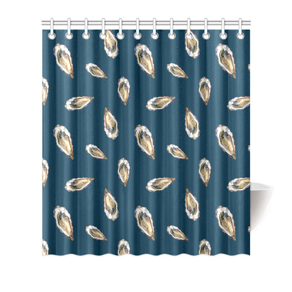 Oyster Pattern Print Design 03 Shower Curtain