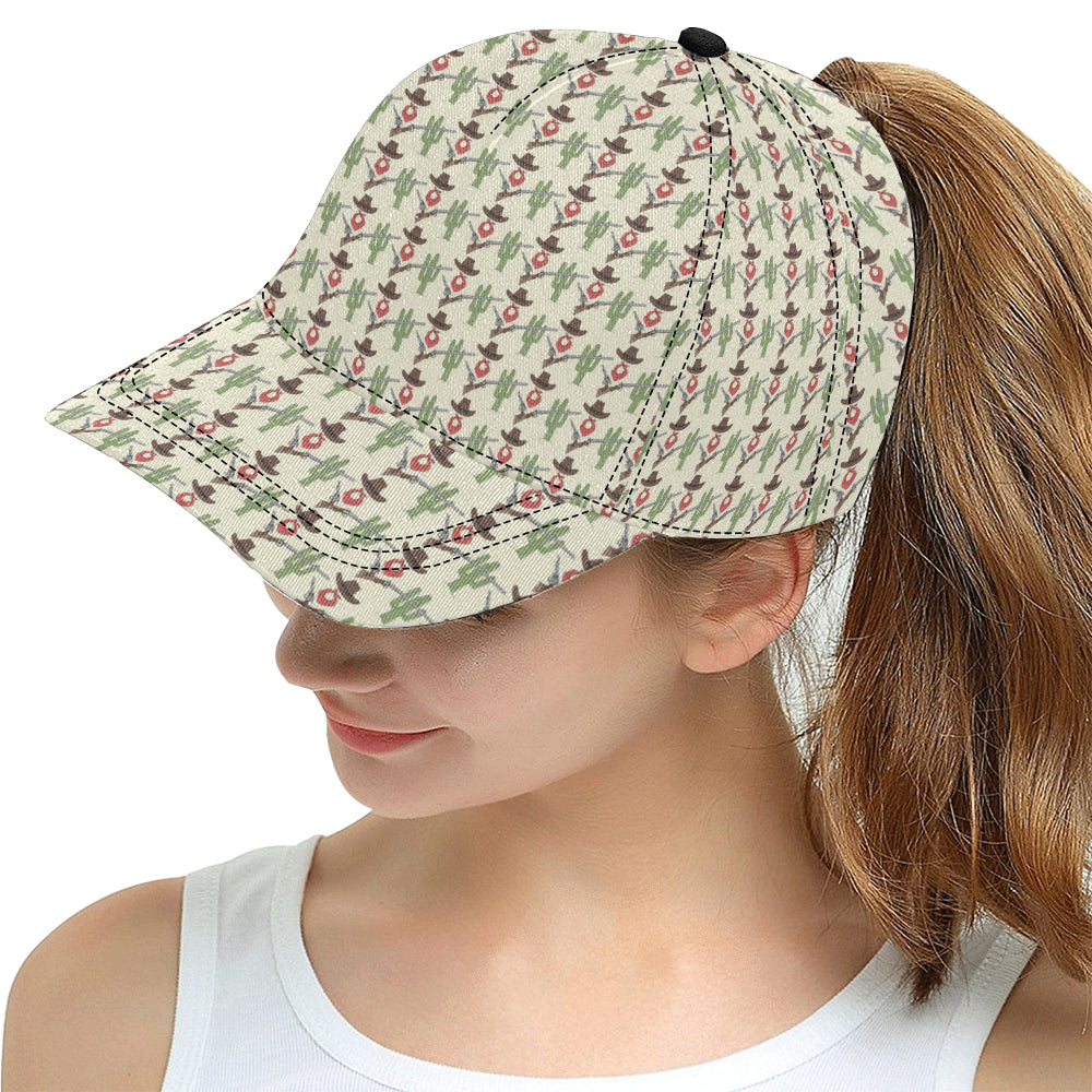 Western Cowboy Print Snapback Cap