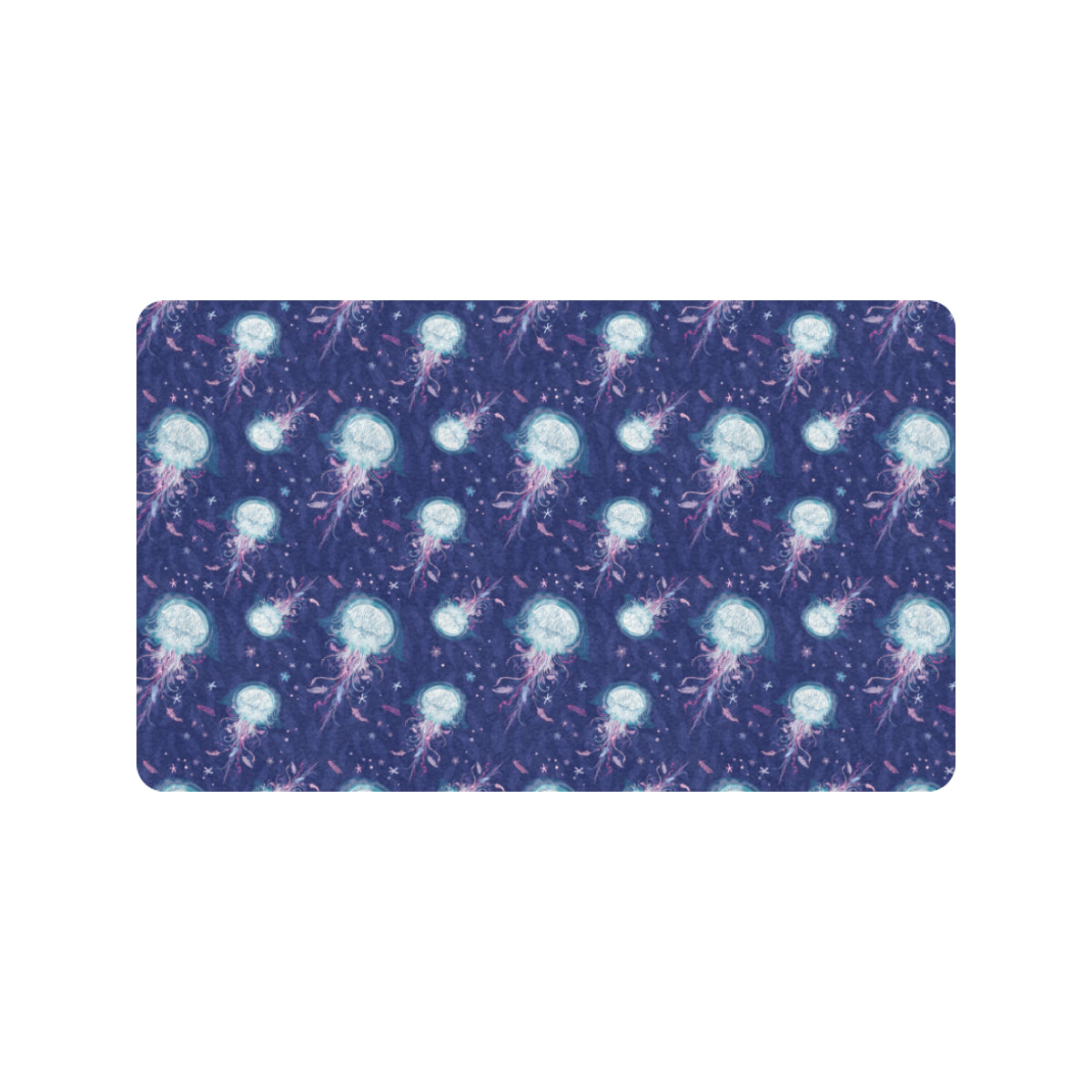 Jellyfish Cute Design Rubber Doormat