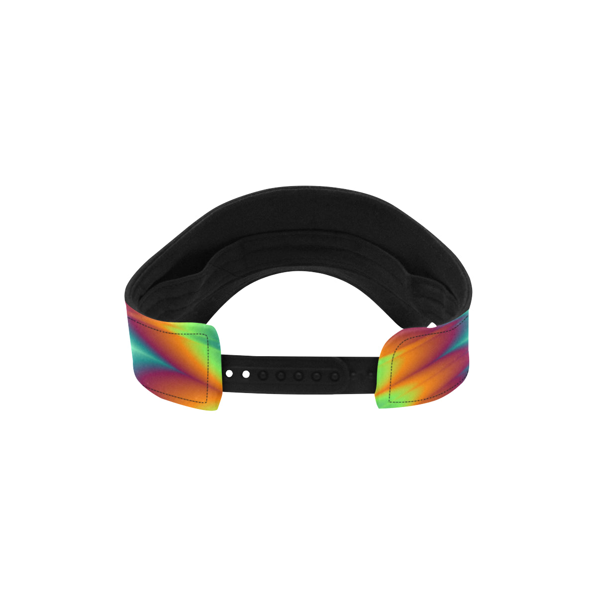 Optical illusion Pulsing fiery spirals Unisex Sun Visor