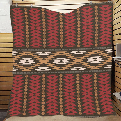 Native Pattern Print Design A02 Premium Quilt