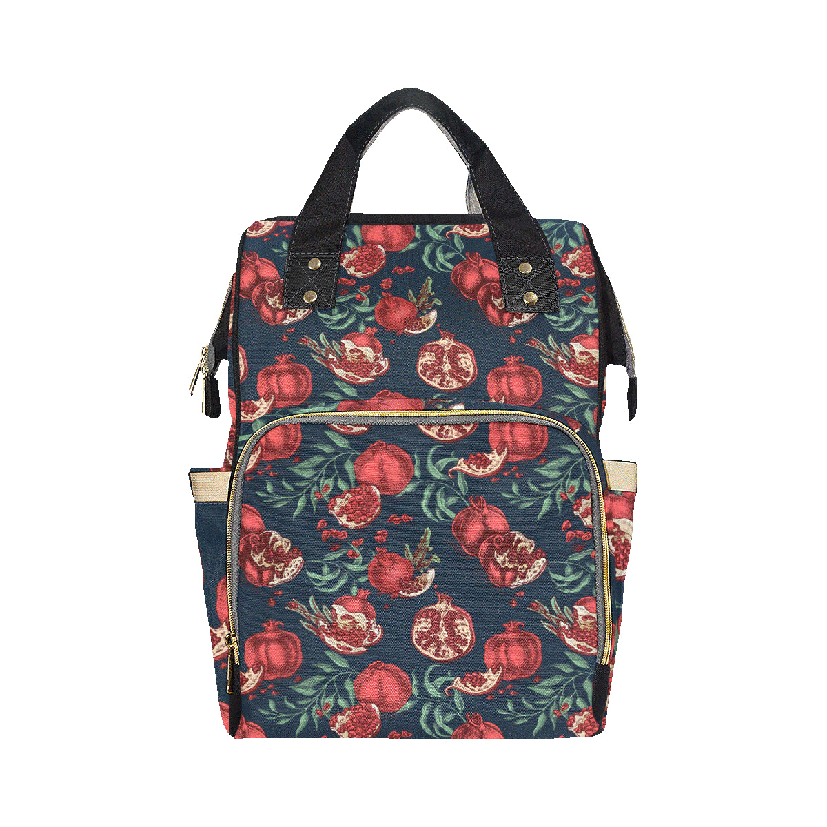 Pomegranate Pattern Print Design PG04 Diaper Bag Backpack