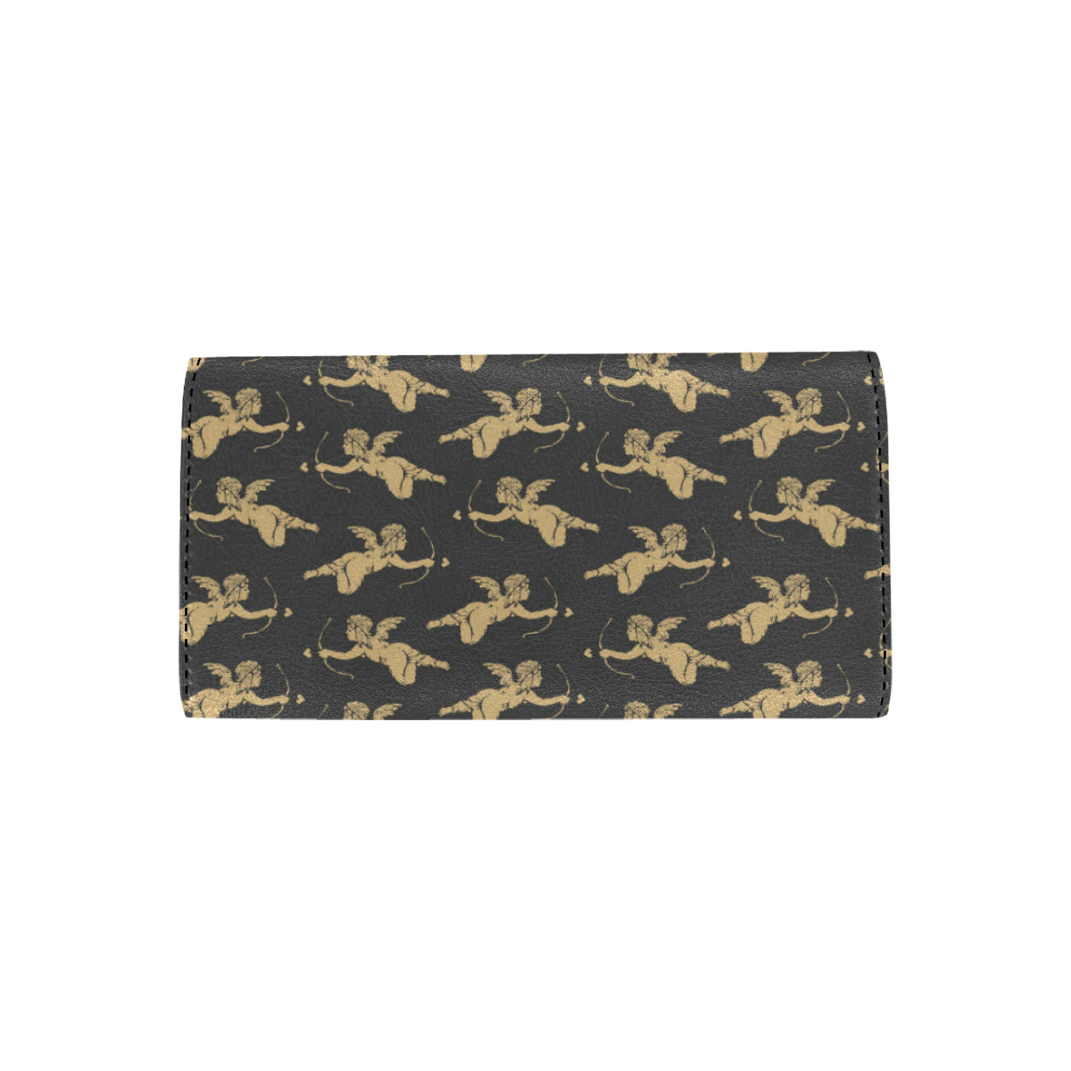Cupid Pattern Print Design 02 Women's Trifold Wallet