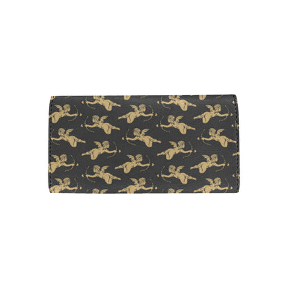 Cupid Pattern Print Design 02 Women's Trifold Wallet