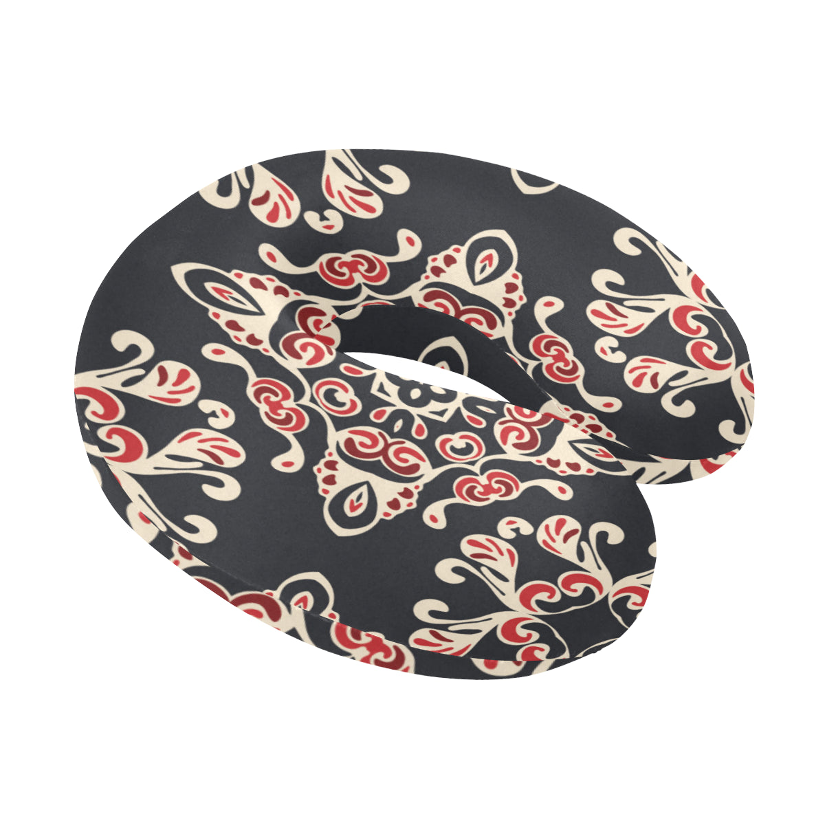 Medallion Pattern Print Design 01 U-Shaped Travel Neck Pillow