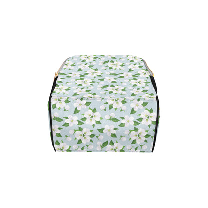 Apple blossom Pattern Print Design AB04 Diaper Bag Backpack