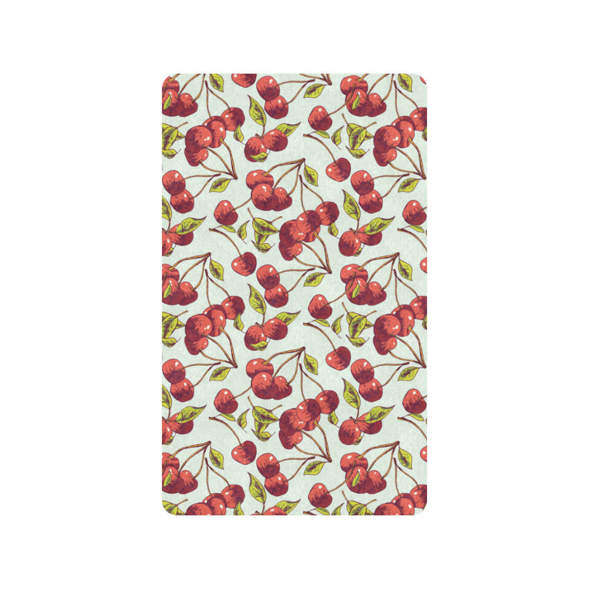 Cherry Hand Draw Rubber Doormat