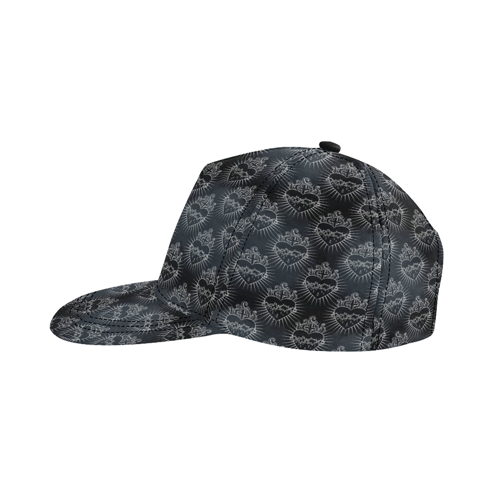 Christian Heart Tattoo Style Snapback Cap