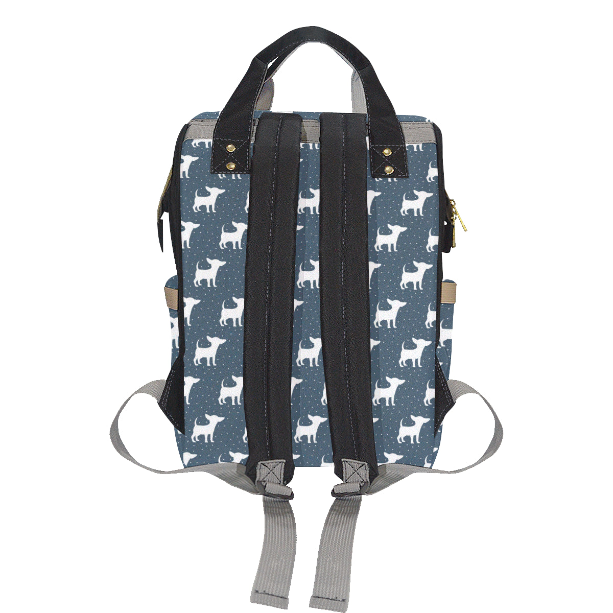 Chihuahua Pattern Print Design 03 Diaper Bag Backpack