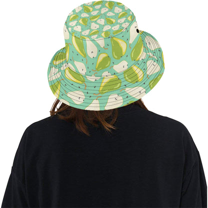 Pear Pattern Print Design PE04 Unisex Bucket Hat