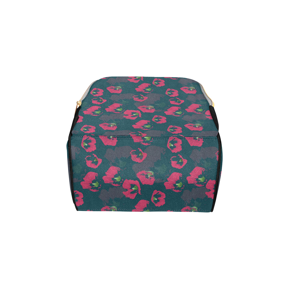 Morning Glory Pattern Print Design 01 Diaper Bag Backpack
