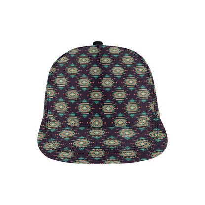 Navajo Geometric Style Print Pattern Snapback Cap