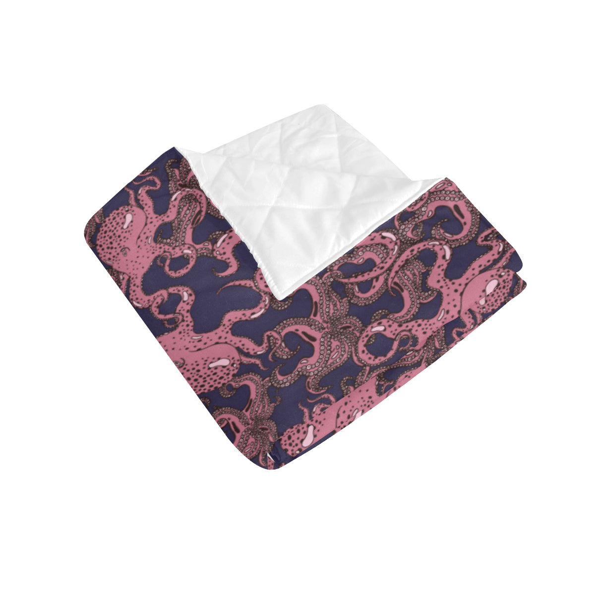 Octopus Pattern Print Design A03 Premium Quilt