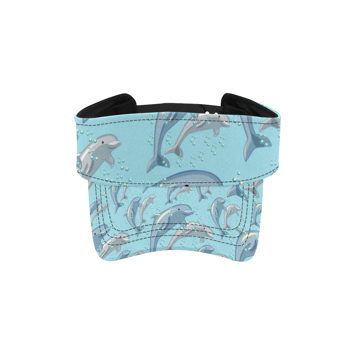 Dolphin Print Pattern Unisex Sun Visor