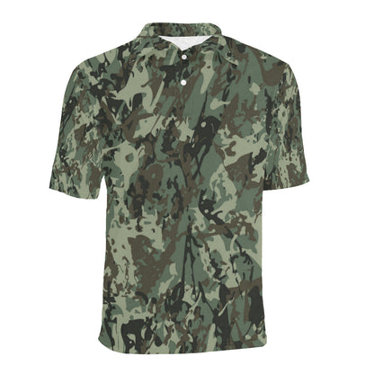Camouflage Pattern Print Design 06 Men Polo Shirt