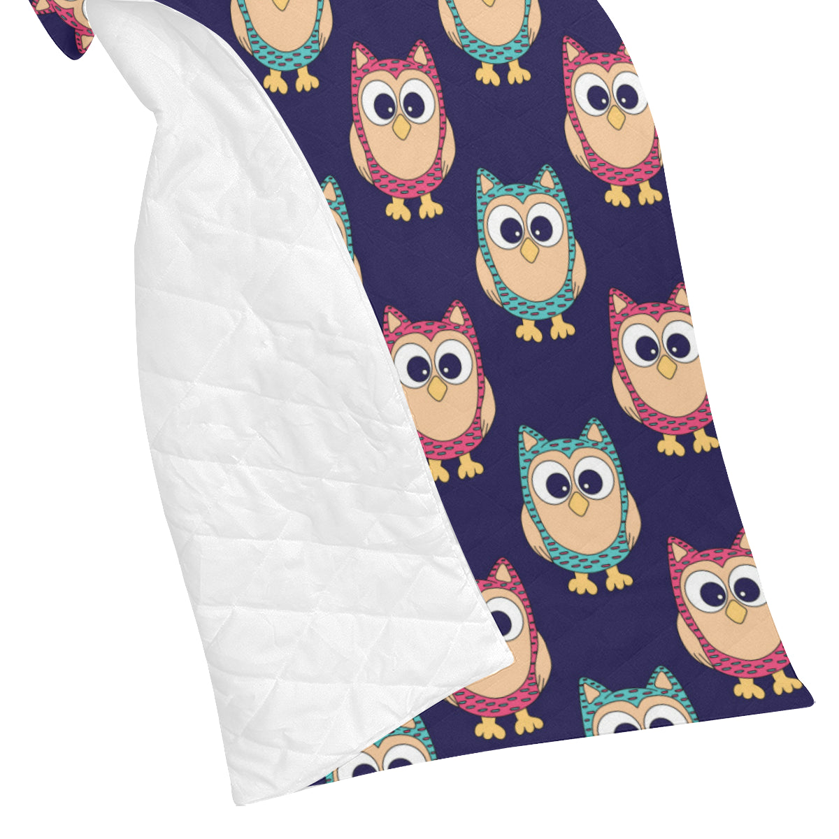 Owl Pattern Print Design A06 Premium Quilt