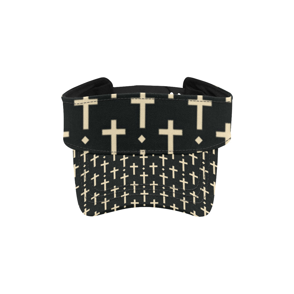 Cross Pattern Print Design 03 Unisex Sun Visor