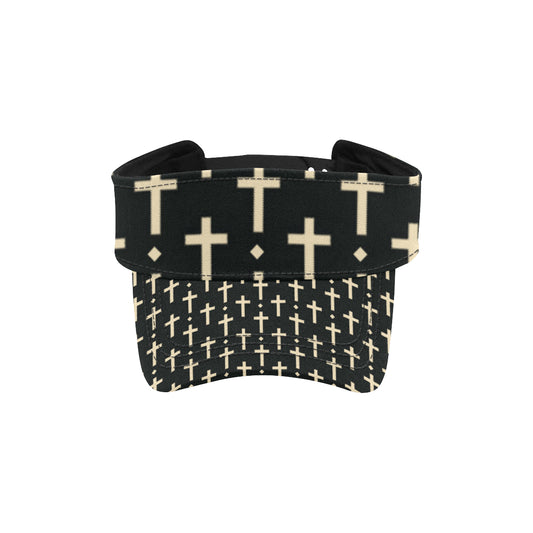 Cross Pattern Print Design 03 Unisex Sun Visor