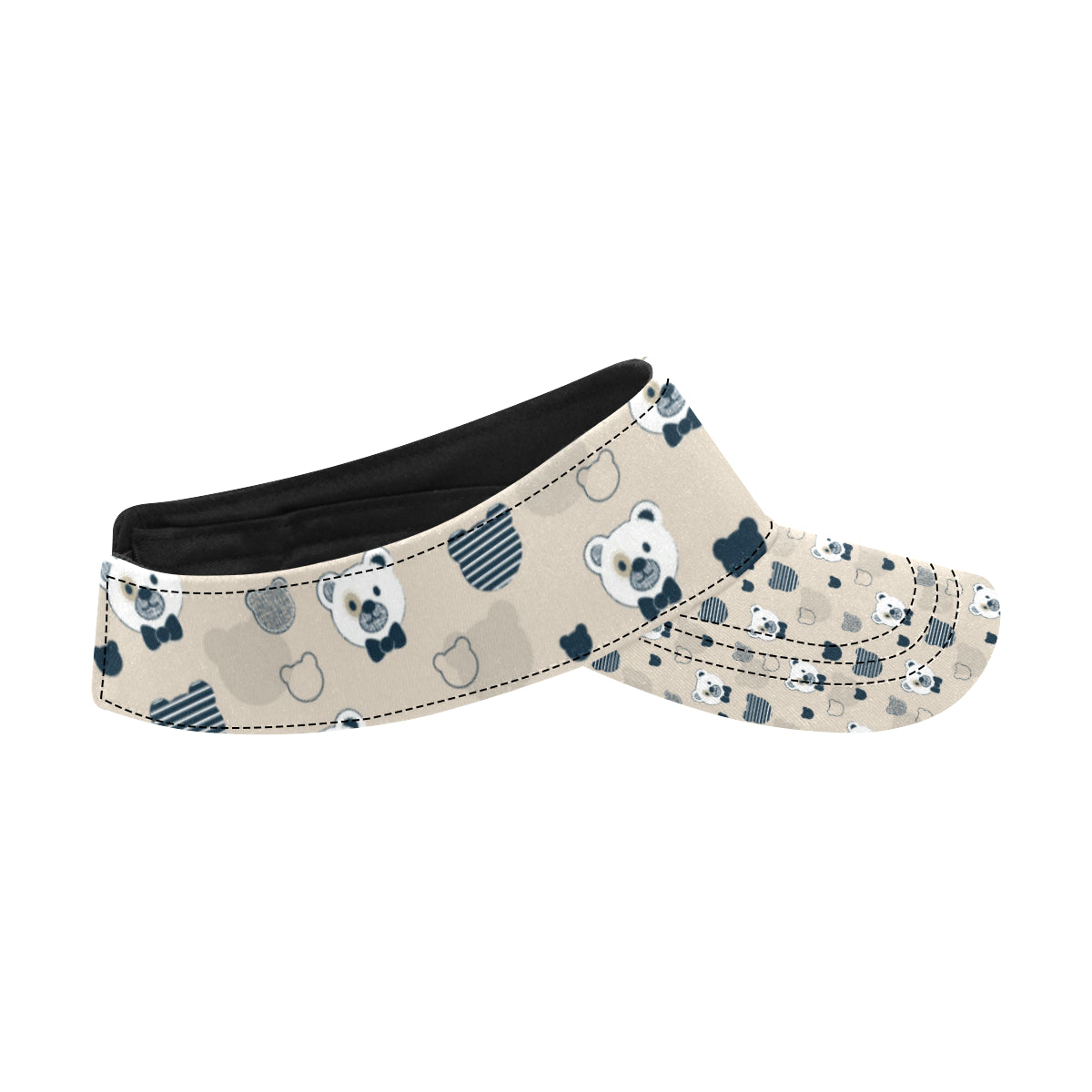 Bear Pattern Print Design 05 Unisex Sun Visor