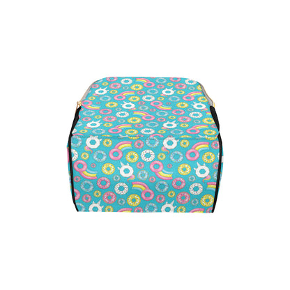 Donut Pattern Print Design DN013 Diaper Bag Backpack