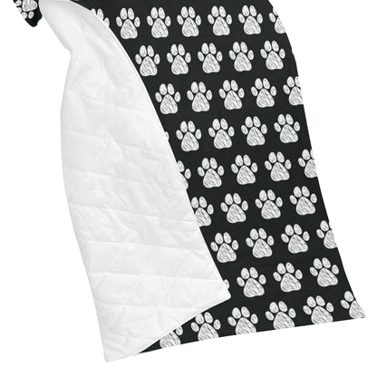 Paw Pattern Print Design A02 Premium Quilt