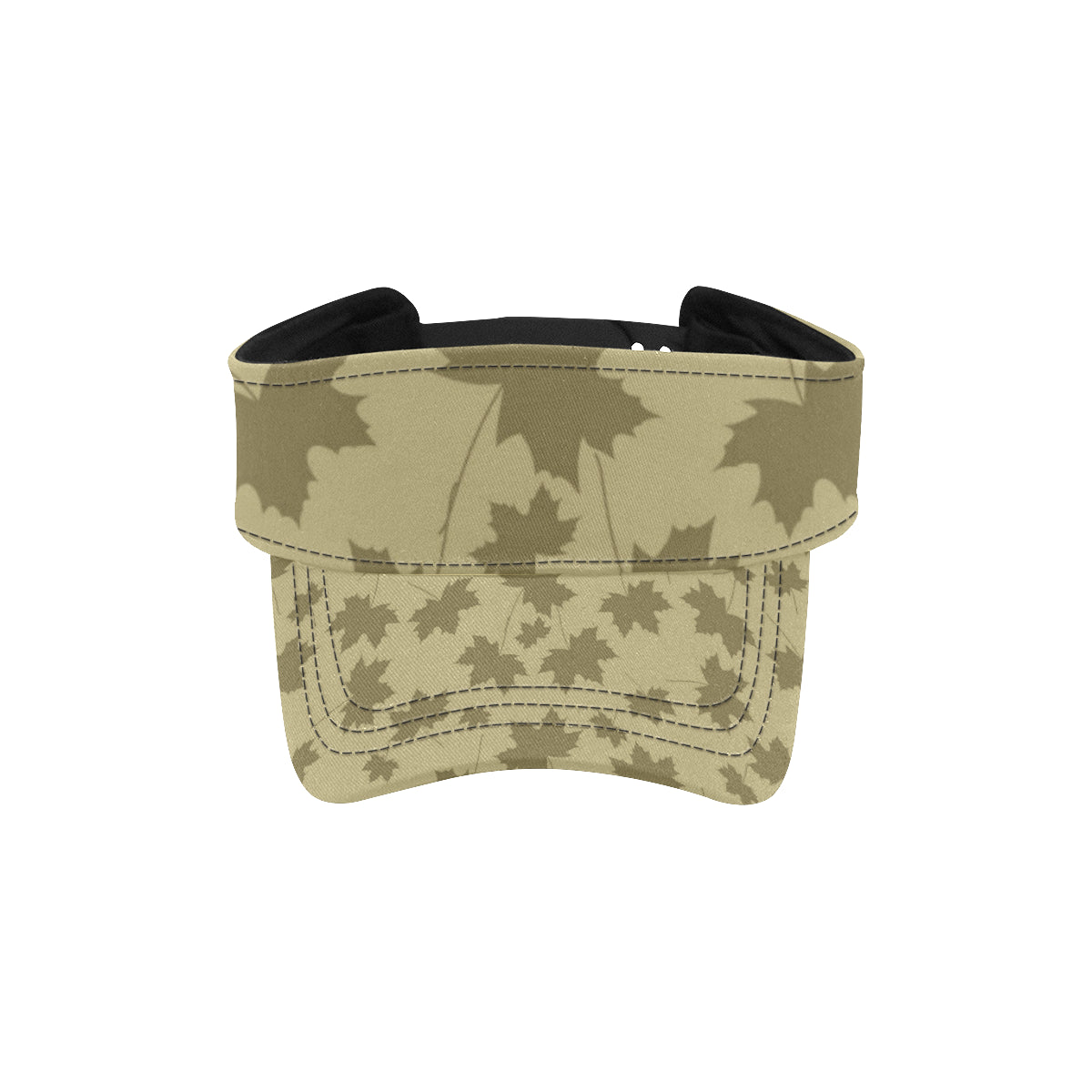 Maple Leaf Pattern Print Design 01 Unisex Sun Visor