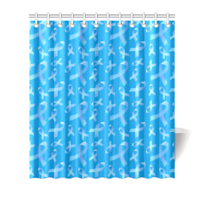 Prostate cancer Pattern Print Design A01 Shower Curtain