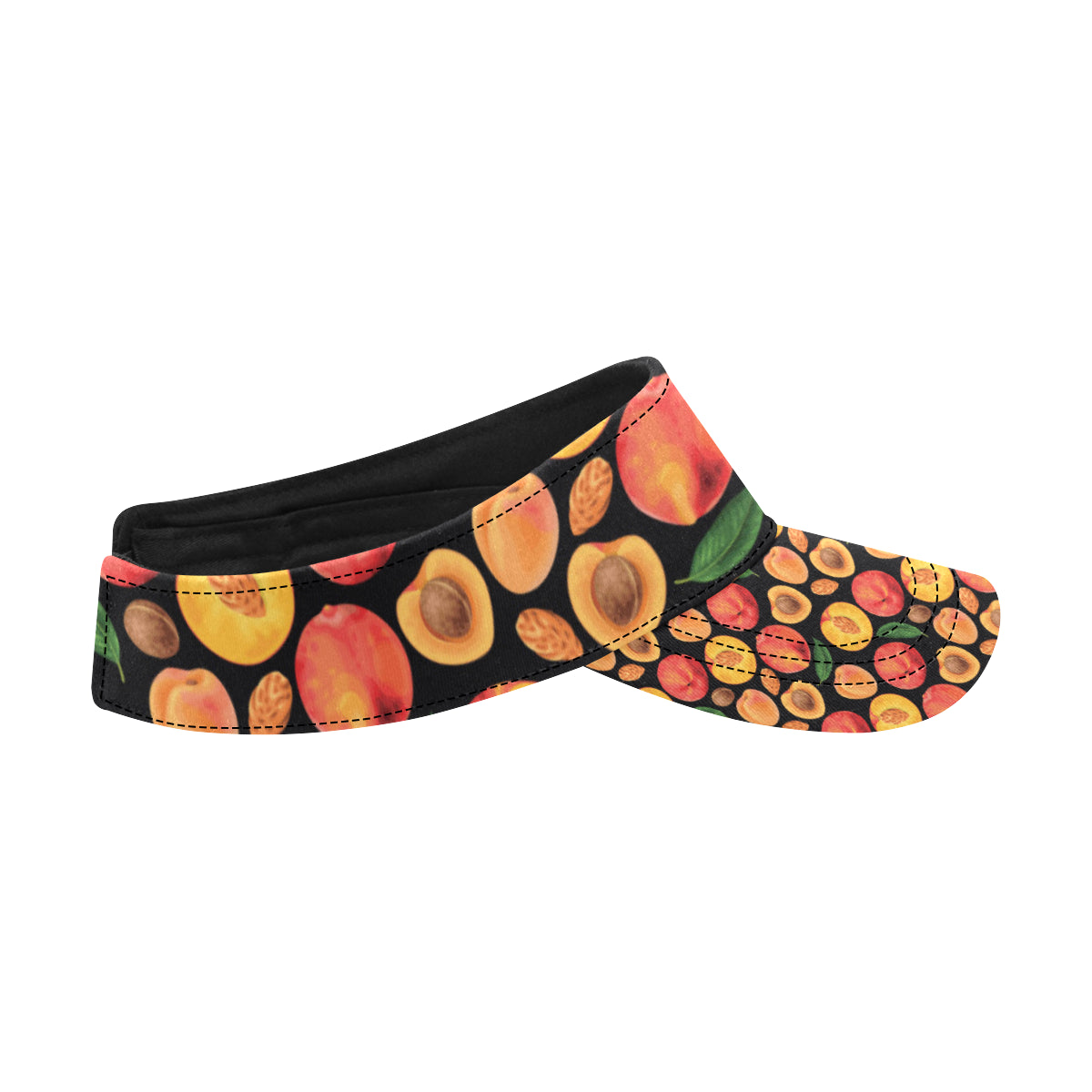 Peach Pattern Print Design A02 Unisex Sun Visor