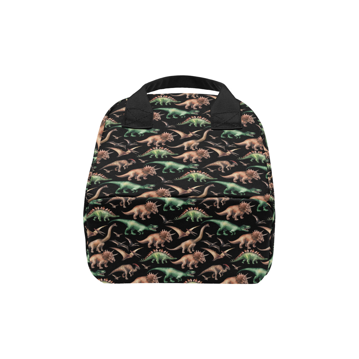 Dinosaur Print Pattern Insulated Lunch Bag