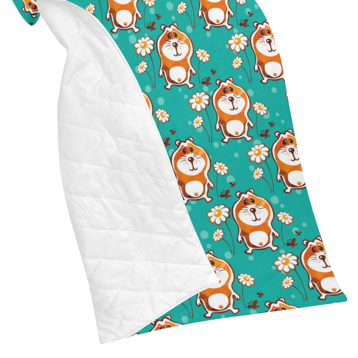 Hamster Pattern Print Design 01 Premium Quilt