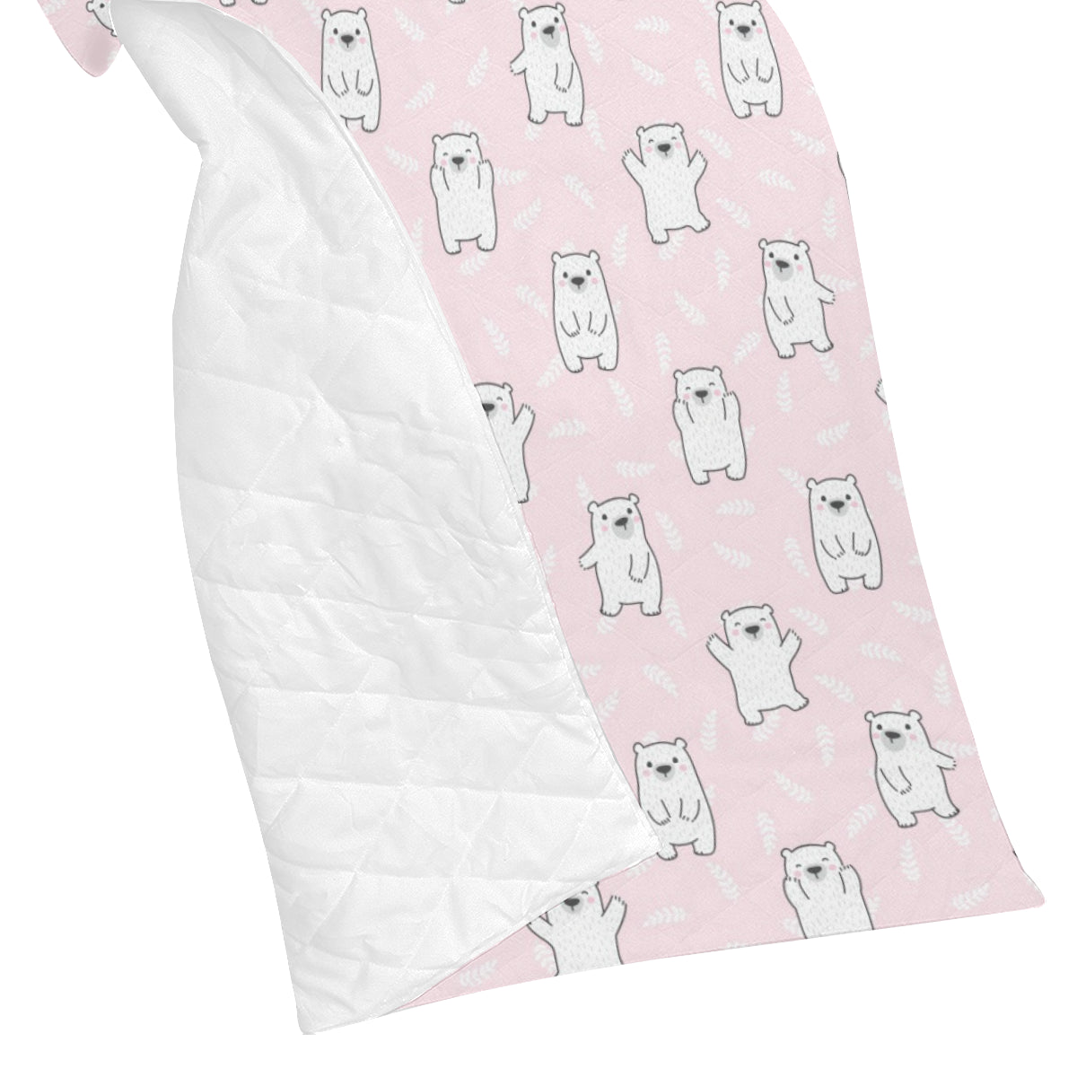 Polar Bear Pattern Print Design PB09 Premium Quilt